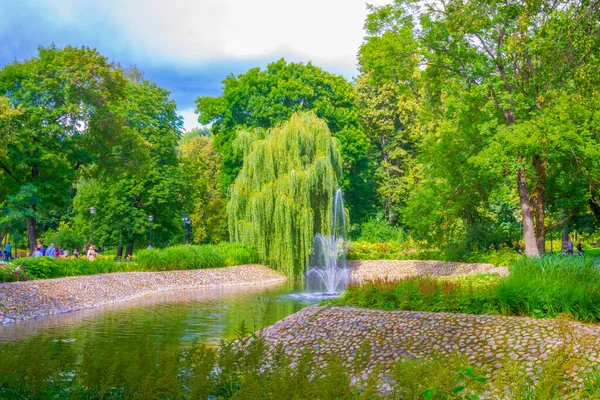 Сад Бернардіну Бернардіну Содас Літуанській Столиці Вільнюс — стокове фото