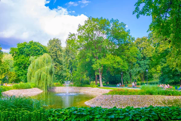 Jardín Bernardino Sodas Bernardinu Capital Lituana Vilna —  Fotos de Stock