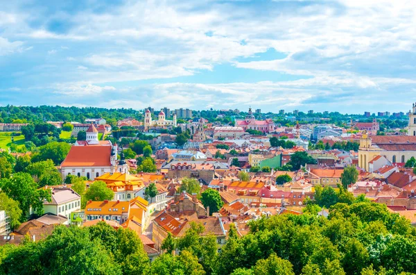 Gediminas kalesinden Litvanya başkentinin havadan görünüşü