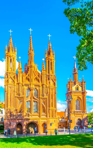 Vilnius, Litvanya 'daki St. Anne Kilisesi.