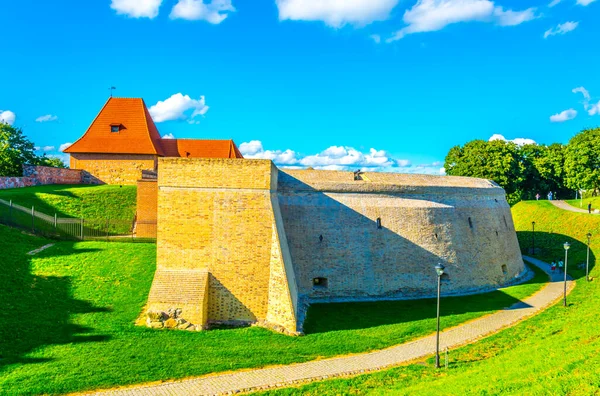 Fortyfikacje Barbakanów Wilnie Litwa — Zdjęcie stockowe