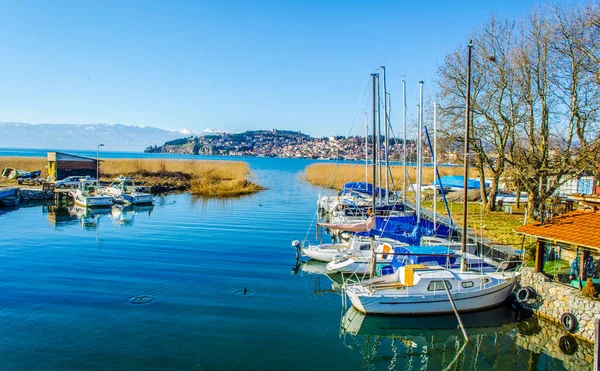 Macedonian Unesco 'daki marina manzarası..