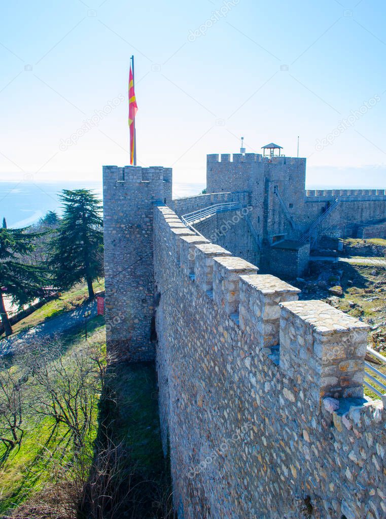fortress of tzar samuel is nowadays in ruins. the only maintained part is outter fortification which offers great view over ohrid lake and ohrid city included in unesco world heritage