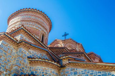 detailed view of church of saint Panteleimon, Ohrid, Macedonia, fyrom.