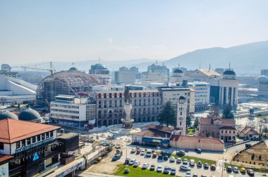 Lahana kalesinden alınan Macar başkentinin havadan görünüşü.
