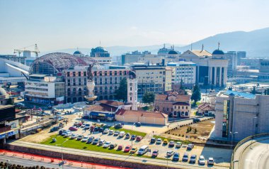 Lahana kalesinden alınan Macar başkentinin havadan görünüşü.