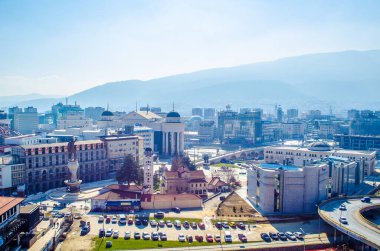 Lahana kalesinden alınan Macar başkentinin havadan görünüşü.