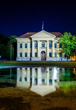 Palais of Prince Charles - prinz Carl - during night Munich Bavaria, Germany