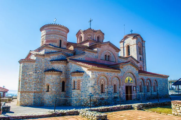 Detailed View Church Saint Panteleimon Ohrid Macedonia Fyrom — Zdjęcie stockowe