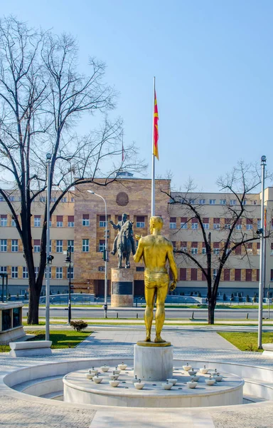 Macaristan 'ın başkenti Skopje' de şehit olmuş kahramanların anıtı.