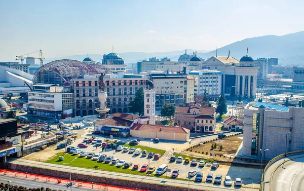 Lahana kalesinden alınan Macar başkentinin havadan görünüşü.