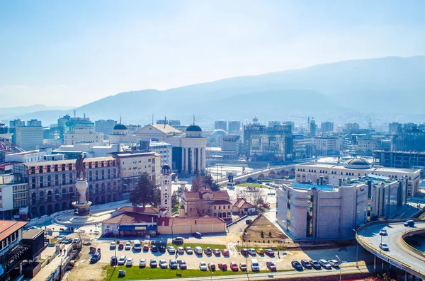 Lahana kalesinden alınan Macar başkentinin havadan görünüşü.