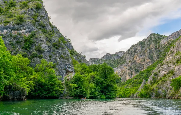 Macedonia 'daki Matka Kanyonu, skopje yakınlarında.
