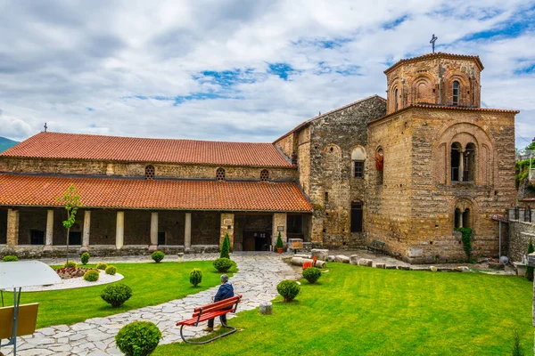 Saint Sophia Kerk Macedonische Stad Ohrid — Stockfoto