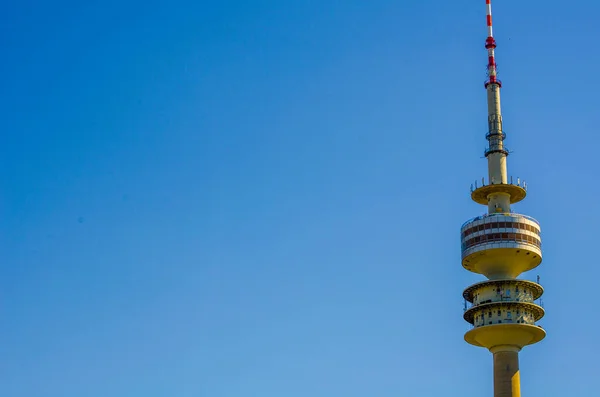 Aerial View Olympic Tower German City Munich — стоковое фото