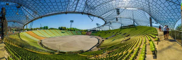 Olympijský Stadion Mnichově Německu — Stock fotografie