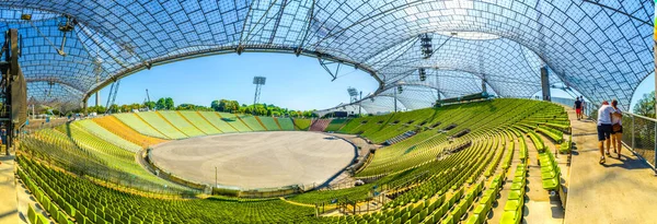 Олимпийский Стадион Мюнхене Германия — стоковое фото