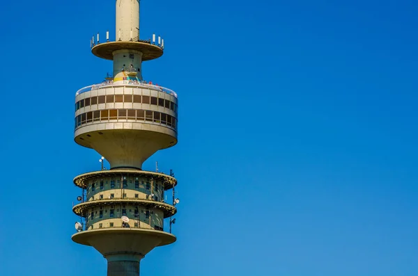 Torre Estádio Olympiapark Munique Alemanha Parque Olímpico Que Foi Construído — Fotografia de Stock