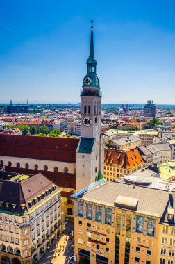 Panorama of Munich. St. Peter's Church