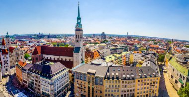 Münih Panoraması. Aziz Peter Kilisesi