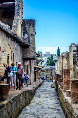 Vezüv yanardağının tahrip ettiği herkülans kalıntıları Pompei harabelerinden daha az ünlüdür, ama yine de her yıl binlerce turistin ilgisini çeken eski binaların kompakt alanlarını oluştururlar.