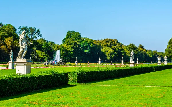 Jardines Bien Cuidados Del Palacio Nymphenburg Munich — Foto de Stock