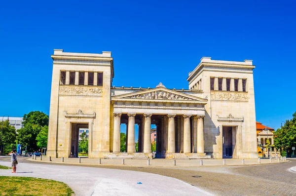 Monumental Arch Koenigsplatz German City Munich — Fotografia de Stock