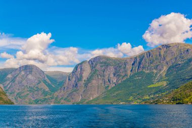 Aurlandsfjord - unesco enlisted natural heritage site - in Norwa