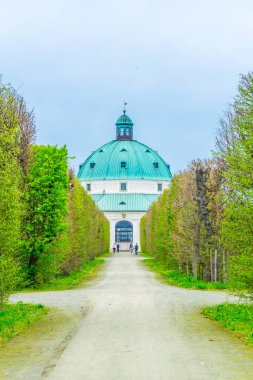 Kromeriz 'deki Kvetna Zahrada bahçesinin görüntüsü Unesco Dünya Mirası sitesi olarak kaydolmuştur.