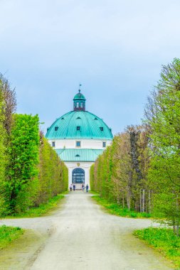 Kromeriz 'deki Kvetna Zahrada bahçesinin görüntüsü Unesco Dünya Mirası sitesi olarak kaydolmuştur.