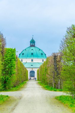 Kromeriz 'deki Kvetna Zahrada bahçesinin görüntüsü Unesco Dünya Mirası sitesi olarak kaydolmuştur.