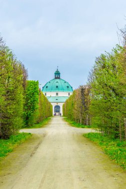 Kromeriz 'deki Kvetna Zahrada bahçesinin görüntüsü Unesco Dünya Mirası sitesi olarak kaydolmuştur.