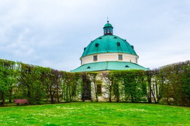 Kromeriz 'deki Kvetna Zahrada bahçesinin görüntüsü Unesco Dünya Mirası sitesi olarak kaydolmuştur.