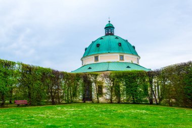 Kromeriz 'deki Kvetna Zahrada bahçesinin görüntüsü Unesco Dünya Mirası sitesi olarak kaydolmuştur.