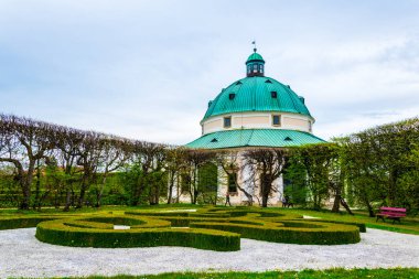 Kromeriz 'deki Kvetna Zahrada bahçesinin görüntüsü Unesco Dünya Mirası sitesi olarak kaydolmuştur.