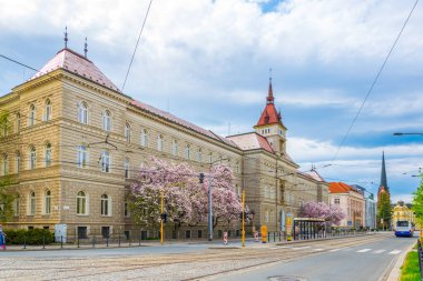Olomouc 'taki bölge mahkemesinin görüntüsü