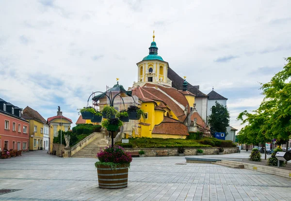 Вид Знамениту Гірську Церкву Церква Гайдна Калварієнберг Айзенштадті Австрія — стокове фото