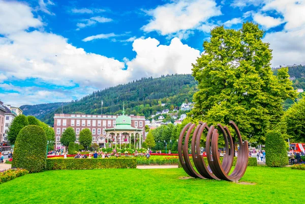 Norveç 'in Berge şehrinde müzik pavilyonu