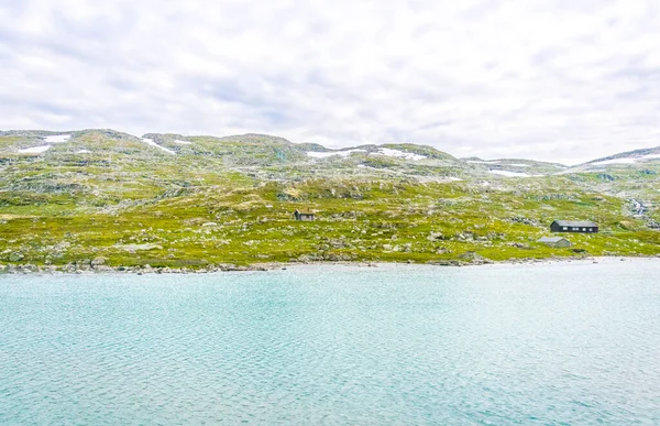 Utsikt Över Naturen Nära Finse Längs Det Mest Natursköna Järnvägsspåret — Stockfoto