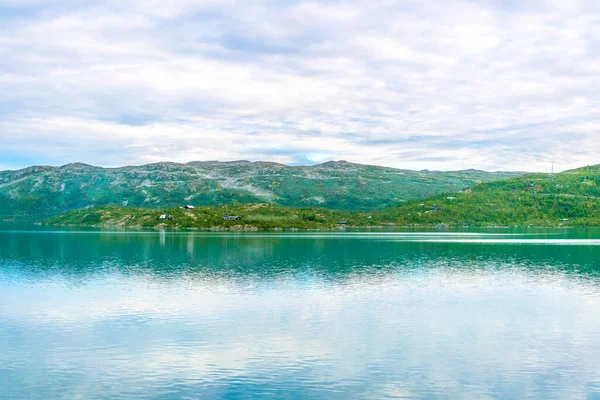 Oslo Berge Arasındaki Norveç Manzaralı Demiryolu Hattı Boyunca Finse Yakınlarındaki — Stok fotoğraf