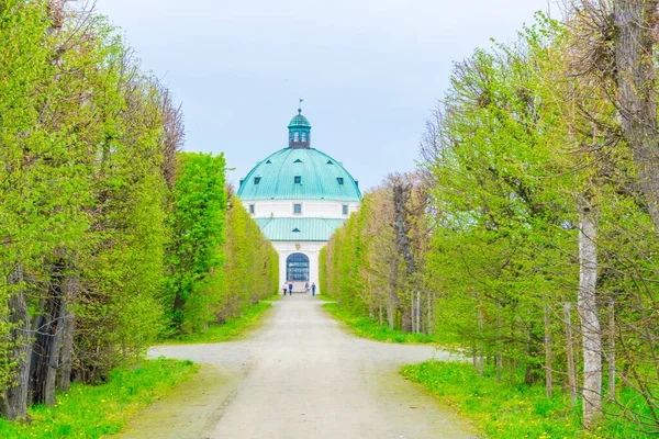 Kromeriz 'deki Kvetna Zahrada bahçesinin görüntüsü Unesco Dünya Mirası sitesi olarak kaydolmuştur.