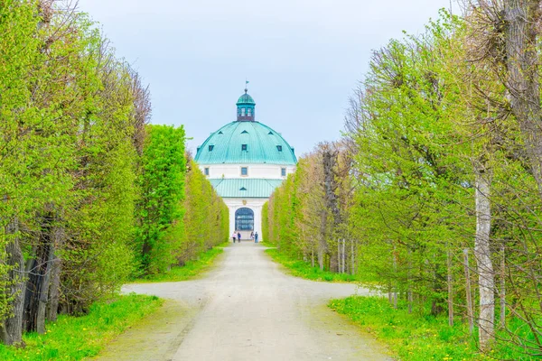 Kromeriz 'deki Kvetna Zahrada bahçesinin görüntüsü Unesco Dünya Mirası sitesi olarak kaydolmuştur.