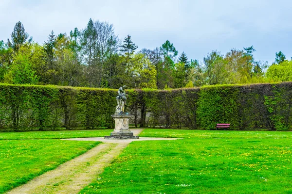 View Kvetna Zahrada Garden Kromeriz Enlisted Unesco World Heritage Site — Foto Stock