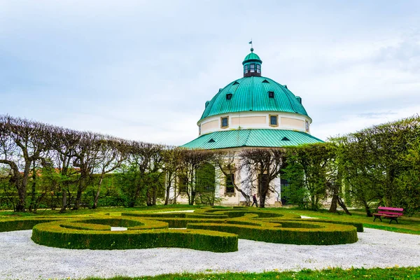 Kromeriz 'deki Kvetna Zahrada bahçesinin görüntüsü Unesco Dünya Mirası sitesi olarak kaydolmuştur.