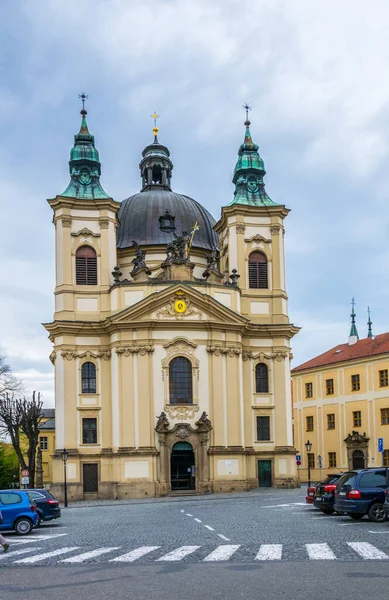 Church Saint John Baptiste School Justice Kromeriz Czech Republi — Stockfoto