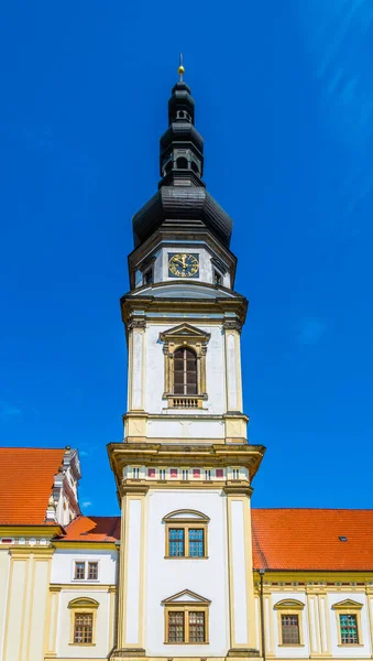 Egy Katonai Kórház Tornya Egykori Hradisko Kolostorban Olomouc Közelében Cseh — Stock Fotó