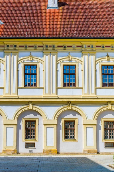 Courtyard Military Hospital Situated Former Hradisko Monastery Olomouc Czech Republic — Stok fotoğraf