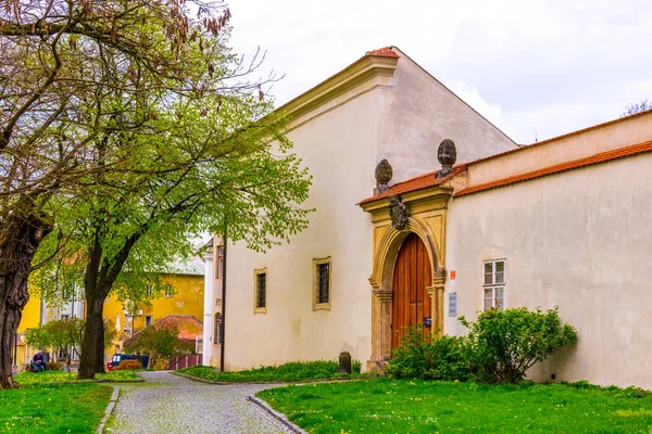 Çek Cumhuriyeti 'nin Olomouc kentindeki başpiskoposun koltuğunda yer alan kutsal müzenin manzarası