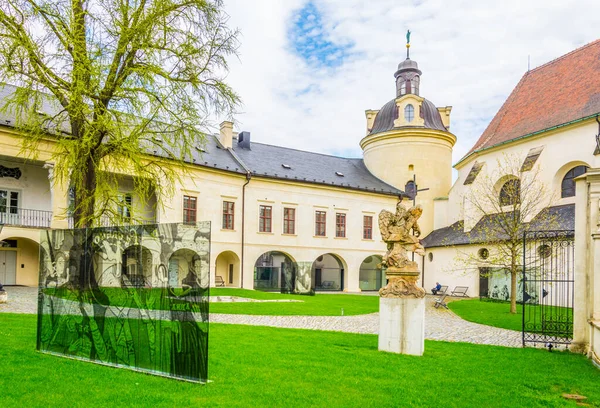 Vista Museu Sacral Situado Sede Arcebispo Olomouc República Checa — Fotografia de Stock