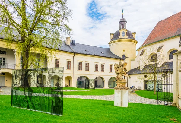 Vista Museu Sacral Situado Sede Arcebispo Olomouc República Checa — Fotografia de Stock